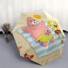 1pc Beach SpongeBob and Patrick Automatic Opening and Closing Umbrella - Suitable for Various Occasions, Outdoor Activities, Lightweight and Durable A