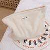 135 Solid Color Makeup Storage Pouch Wear-resistant Corduroy Toiletries Cosmetic Organizer Bag for Women and Teen Girls