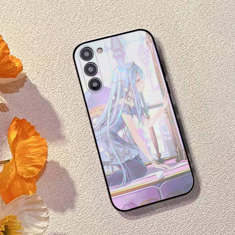 Game Project S-SEKAI Y-Yoisaki Kanade Phone Case For Samsung Galaxy A73,A72,A71,A70,A53,A52,A51,Soft Silicone Black Cover