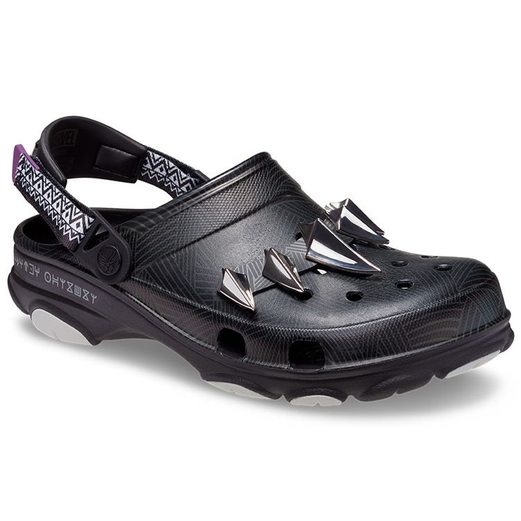 Crocs Classic All-Terrain Clog Marvel Black Panther Black Unisex 208031-90H