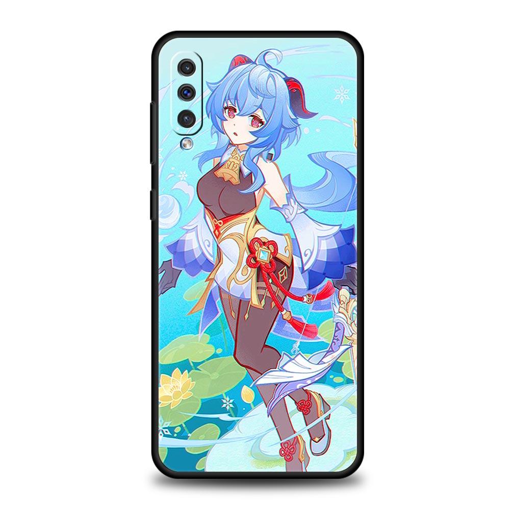 Pouzdro na telefon Samsung Galaxy A52 A14 A50 A70 A10S A30 A40 A20S A20E A02S A12 A22 A72 A32 5G A04s Genshin Impact silikonový kryt