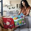 Pillow Covers Cartoon Kawaii O-Oddbodess Sofa Decorative Home Double-Sided Printing Short Plush Cute Cushion Cover