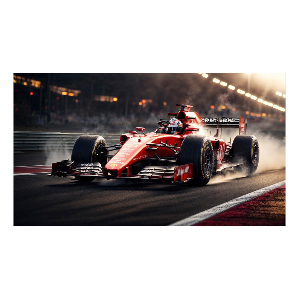 Racing Car Wall Art Picture Vehicle Modern Canvas Painting Poster and Print for Living Room Bedroom Home Decor