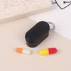 New Plastic Pills Cases Keychain Storage Box Moistureproof Keychain Pill Holder Daily Organizer Pill Pod Outdoor
