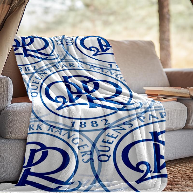 Queen's Rangers Crest Blanket Lightweight Ideal Bedding Blanket Perfect for Travel, Camping, Living Rooms, Offices, Sofas, Fan Christmas Gift