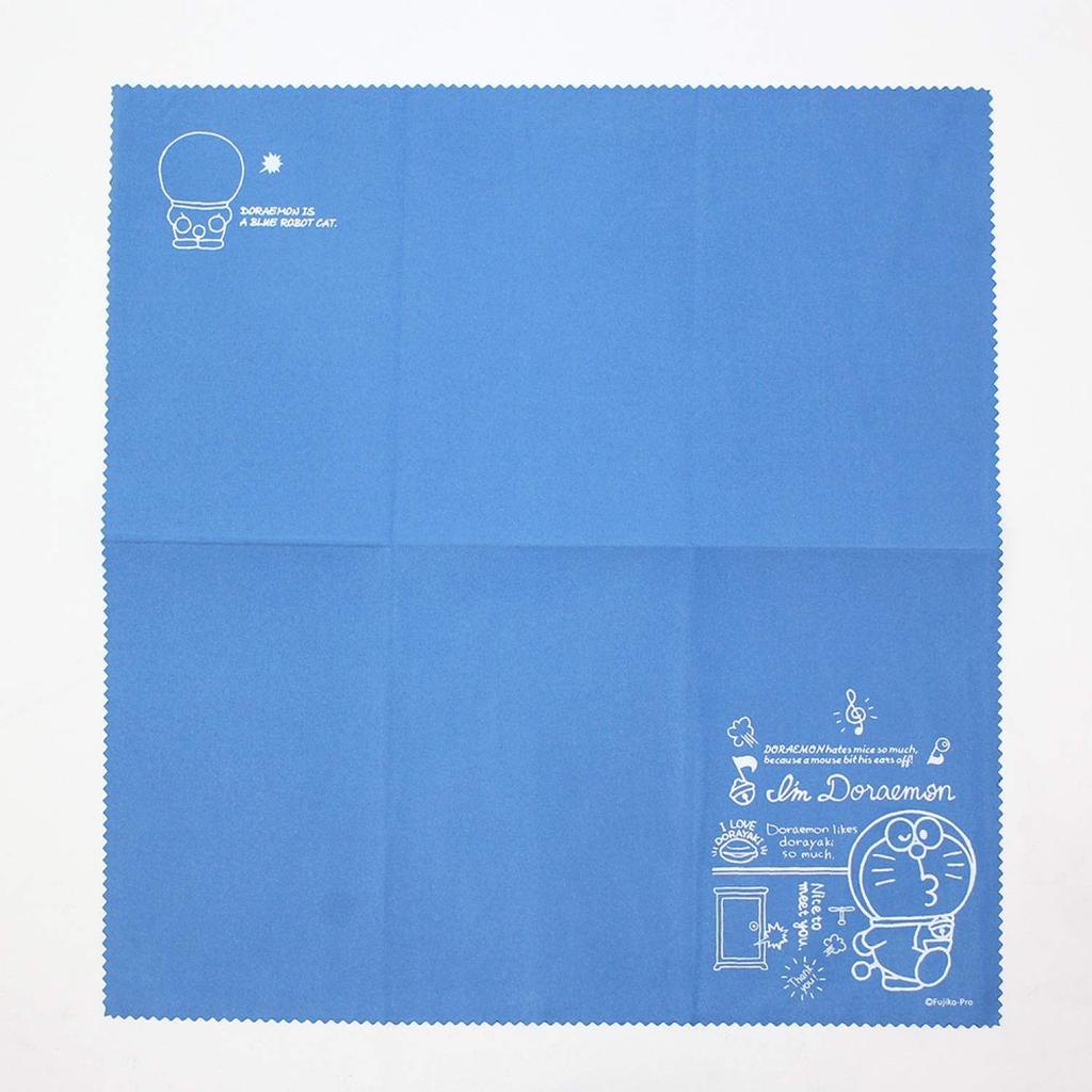 Nonaka Polishing Cloth Blue Doraemon Anywhere Door