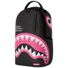 New SPRAYGROUND Shark Mouth PVC Backpacks Men Black/Pink W1035718