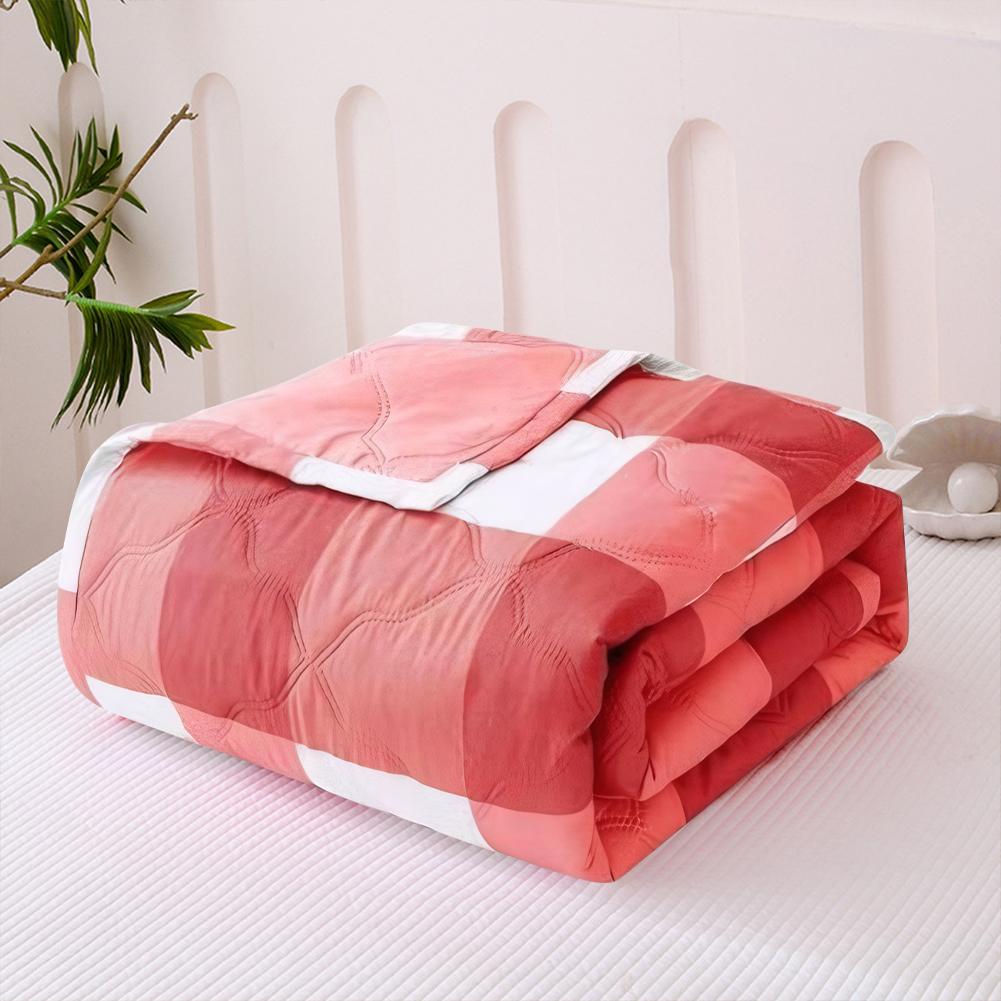 Lightweight Cold Blankets Breathable Cooling Blanket Washable Cooler Thin Quilt for Hot Sleepers and Night Sweats