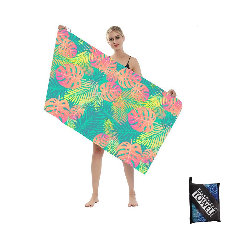 Mikrofaser Strandtuch-Sandfreie Handtücher sind Schnelltrocknend Leicht Super Saugfähig-Perfekte Pool Reise Kreuzfahrt Camping Essentials