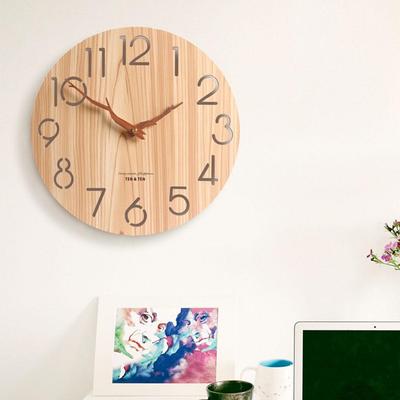 12" Uhr Batteriebetrieben Leise Runde Uhr Dekorativ für Schlafzimmer Badezimmer und Küche Zimmer