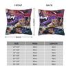 Huntri Girl Group K-pop Demon Hunters Pillowcases Cushion Cover Flim 2025 Pillow Covers Sofa Decoration Zipper Multi Size