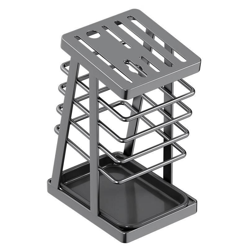 Multi-functional Countertop Kitchen Knife Block with Storage