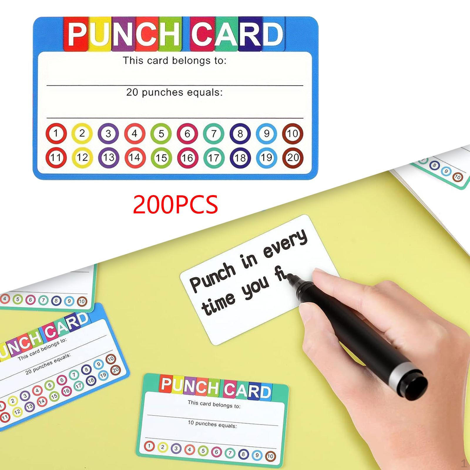 

Наградные перфокарты, удобные для переноски, мотивационные карточки для занятий, поощрительные наклейки, канцелярские принадлежности для 45D