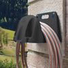 1 pz. Supporto per tubo flessibile da irrigazione da giardino montato a parete, in plastica, per rubinetto, organizer per tubo flessibile, supporto per avvolgimento tubo