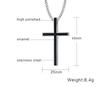 Stainless Steel Cross Necklace for Men, Christian Jesus Pendant Necklace, Catholicism Religious Faith Jewelry Easter Gifts