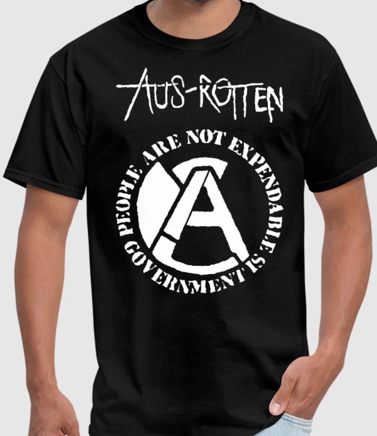 Hardcore Punk Rock Anarcho Aus Rotten T Shirt