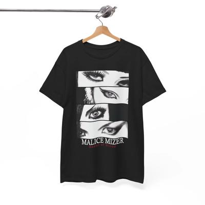 Malice Mizer Beast of Blood Eyes T-shirt Visual Kei Gothique J-Rock Merchandising T-shirt Unisexe