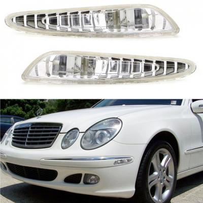 Boîtiers de feux de position latéraux avant transparents Spec OE Pour Mercedes W211 Classe E 2003-06