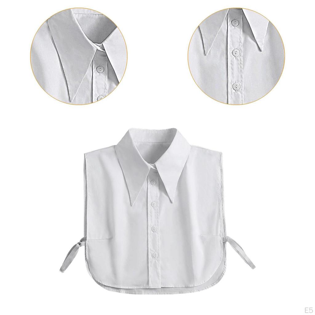 Cuellos Falsos Decorativos Camisas Medias para Atuendos Suéter