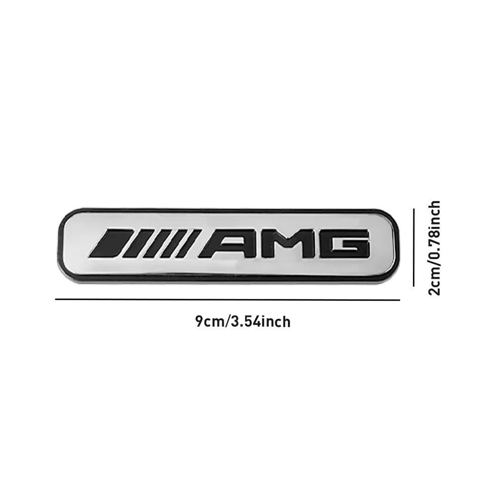 C200 E200 Pour Mercedes Benz 3D ABS Style de Voiture Carrosserie Coffre Arrière Emblème AMG Autocollant Décor pour Mercedes Benz Classe A E C G M R S Sm