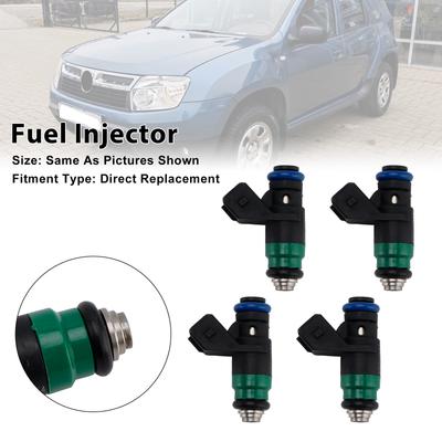 4Pcs Fuel Injector For Dacia Renault Clio II 1.4 16V 1.6 16V H82132254