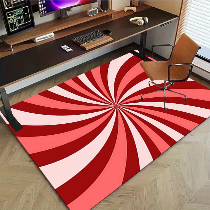 1PC Stripes Pattern Extra Large Non Slip Floor carpet, Office, family, bedroom, Studio   Large Area Rug Indoor Rugs, , Vibrant Colors