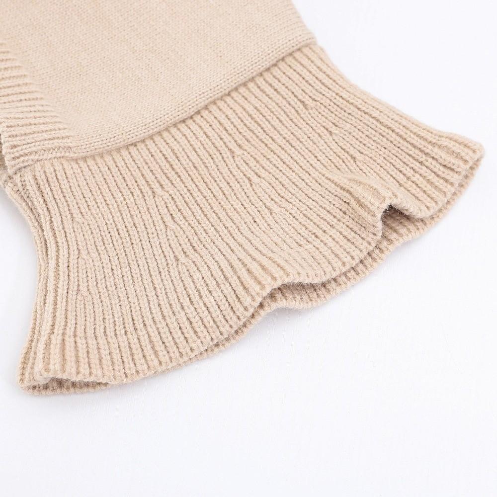 Woolen Knit Baby Knit Cap Thickened Warm Ear Protection Cap  for 2-6 Y Boys and Girls