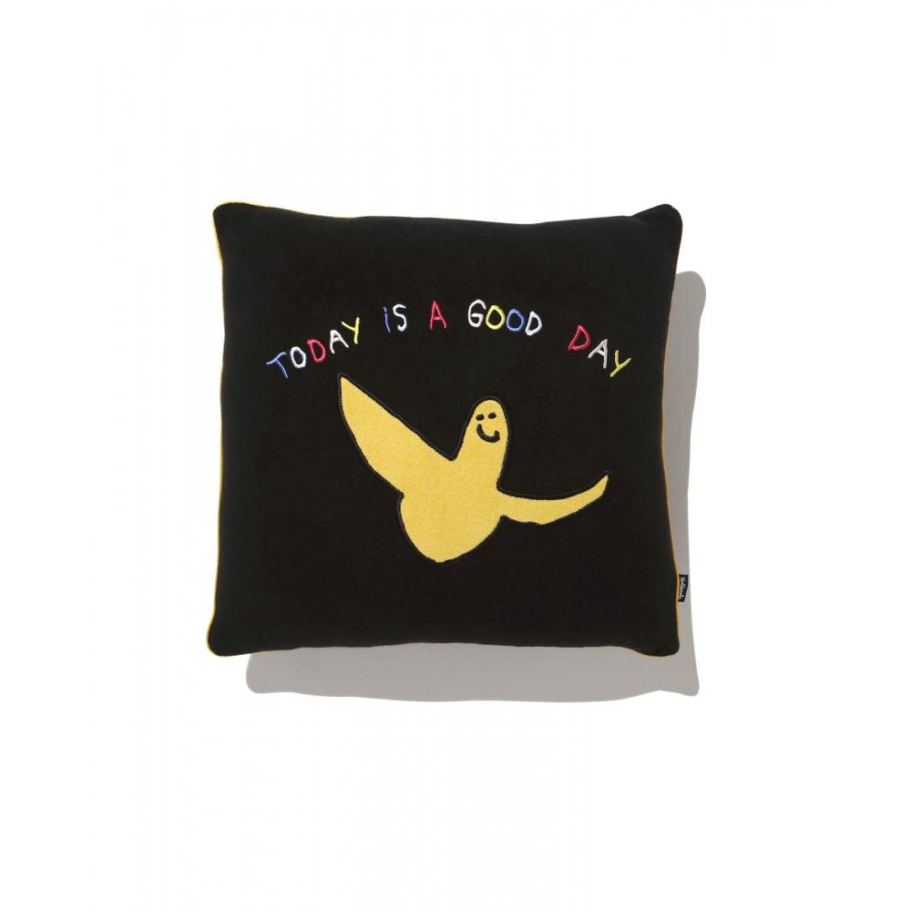 

WHATITISNT Angel Square Cushion Black