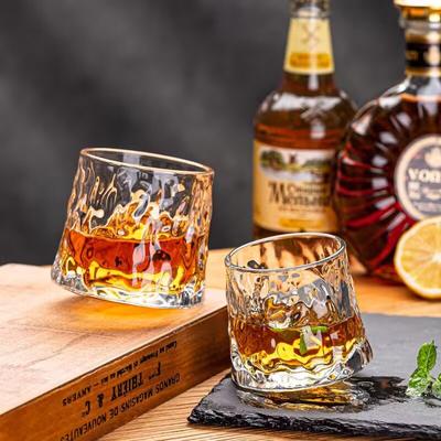 160ml/265ml Roterend Cocktailglas 160ml/265ml Vintage Stijl Verdikt Wijnglas Creatief Whiskeyglas Tumbler Beker Glazen