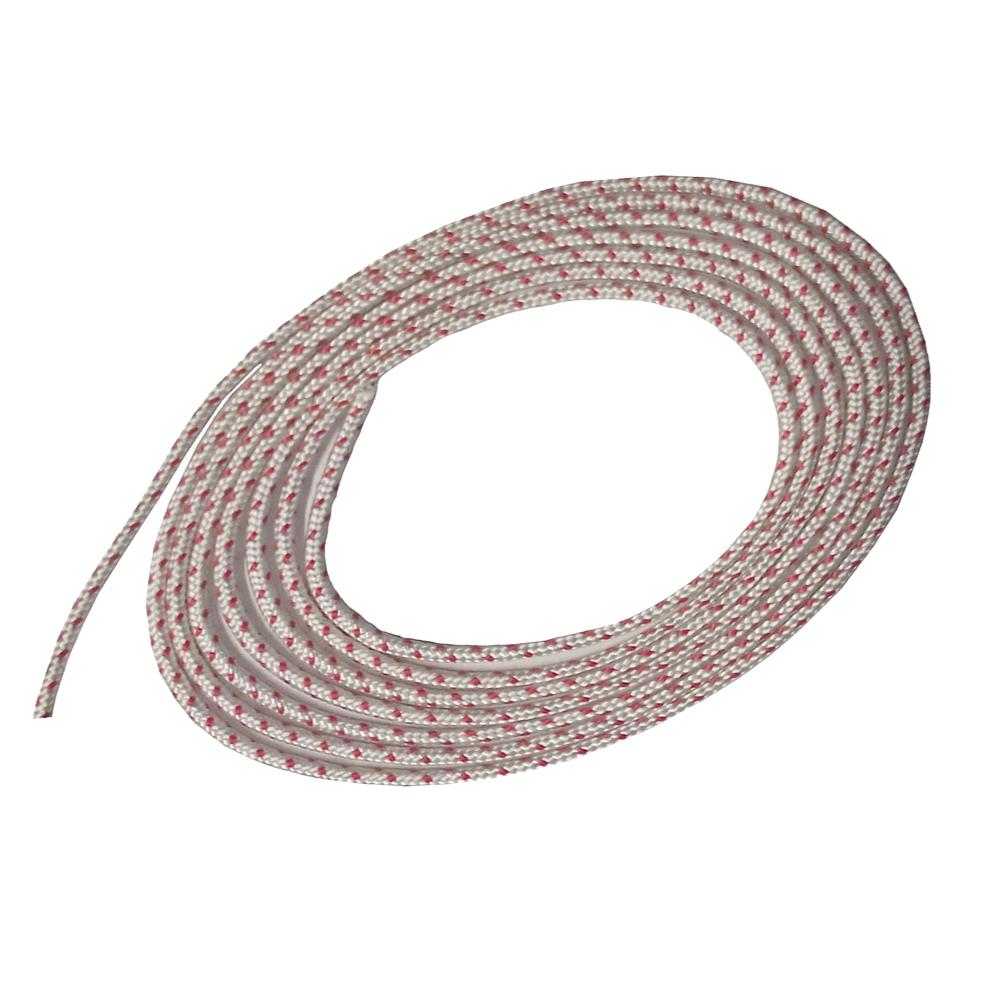 Rope Lawn Mower Recoil Starter Rope Chainsaws Lawnmowers And Motorized Devices 290 Kg Red white Polyester Rope