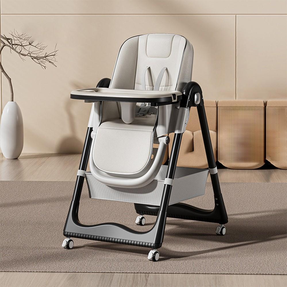 Krzesełko do karmienia 3 w 1 wielofunkcyjne dla dziecka z regulacją wysokości, krzesełko do karmienia dla dziecka, składane gospodarstwo domowe, siedzenie bujane dla malucha