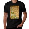 The Tree Of Life Detail (Rosegold) Expectation By Gustav Klimt Tshirt Soft Touch Basic Cotton Tshirt