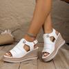 Fashion Women Wedges Sandals 2025 New Summer Lightweight Shoes for Women Platform Casual Sandals Women Beach Luxury Designer Sandals