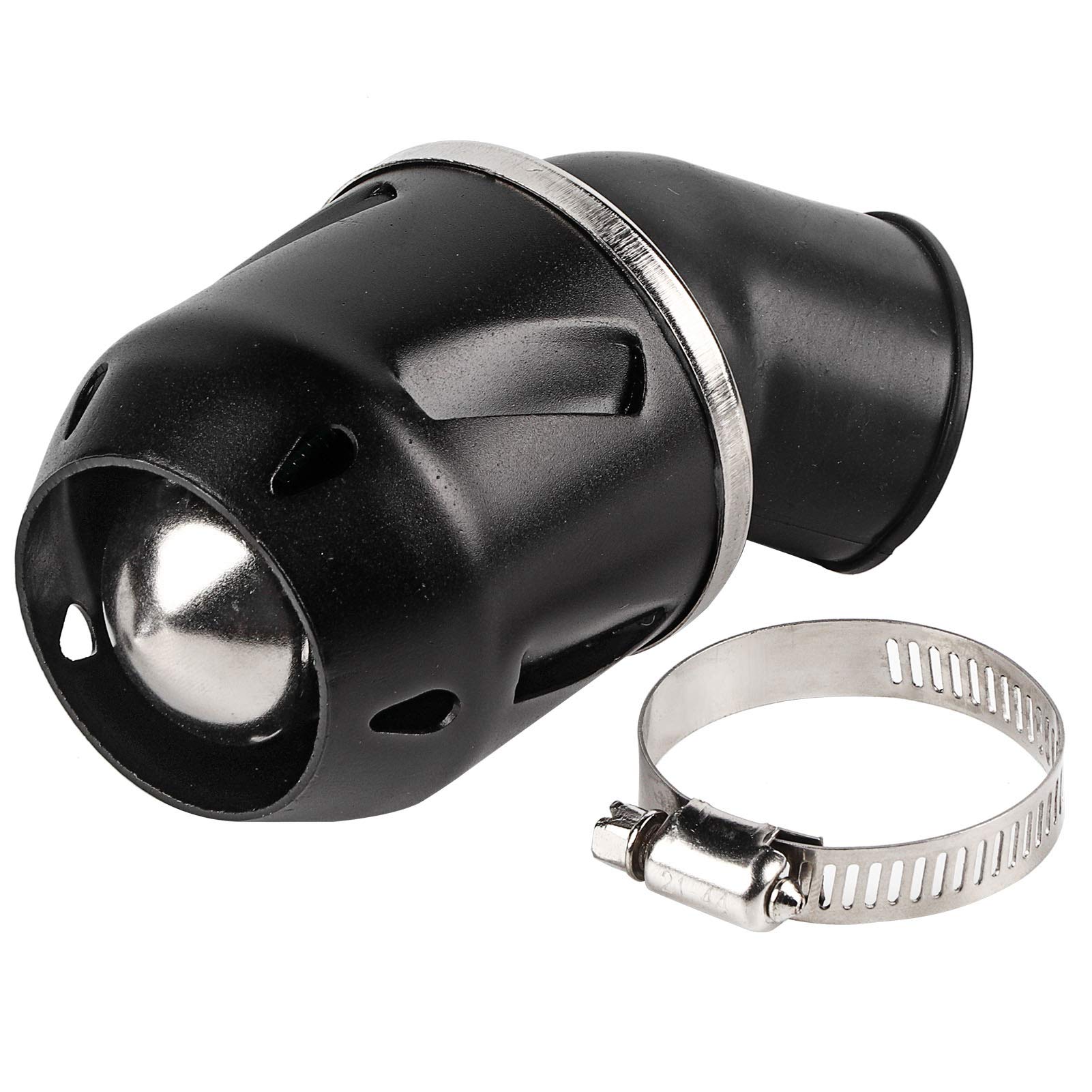 

Motorcycle Air Intake Filter Power Filter Air Cold Air Filter 35mm Diameter 45° default чёрный