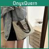 Stylish Canvas Tote Bag For College Students With Large Capacity In Chic Black Khaki Green