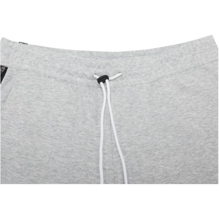Puma Solid Color Drawstring Elastic Casual Pants With Brand Logo Print Men Bottoms Grey 672406-04