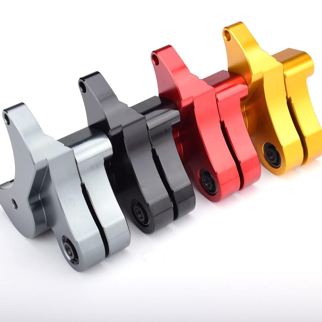 Motorcycle Lowering Kit & Rear Lowering Link Rod for Yamaha XMAX 300/XMAX 250 (All Models) - Improves Foot Reach (Black)