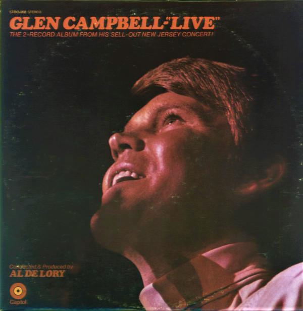 

LP Пластинка ГЛЕН КЭМПБЕЛЛ - Живой STBO268 CAPITAL RECORDS 1969 США Поп Б/У