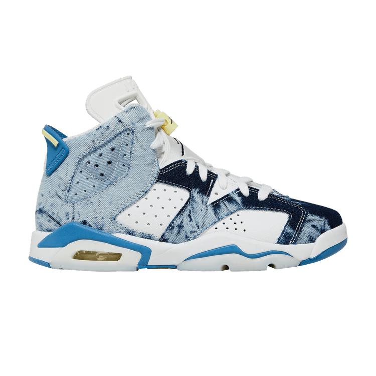 Air Jordan 6 Retro GS Washed Denim 2022 36.5