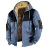 Men's Color Block Jacket Men's Spring And Autumn Casual Trend Zipper Hooded Jacket