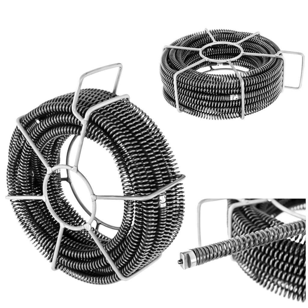 Spiral Pipe Cleaner Spring Hydraulic 6 X 245 M Dia. 16 Mm SET
