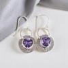 Iolite Gemstone 925 Sterling Silver Jewelry Handmade Earrings1.30" Birthday Gift EE-63-9