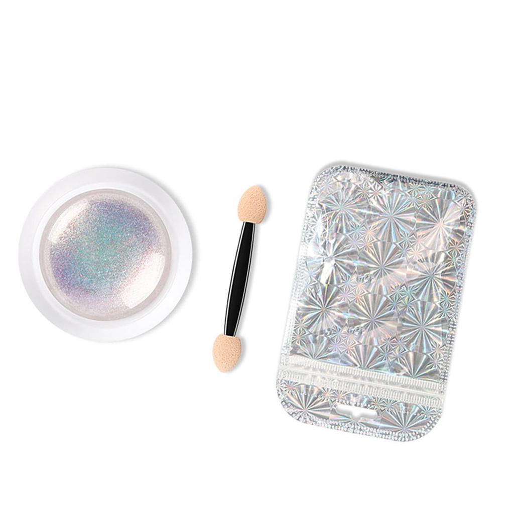 Magic Mirror Neon Effect Powder Shiny Pearl Nail Glitter Nail Art Decorations