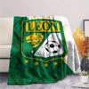 1PC Club León Football Club Patterned Flannel Blanket Suitable For All Seasons for Home Decor Warmth and Comfort Gifts Holiday Present