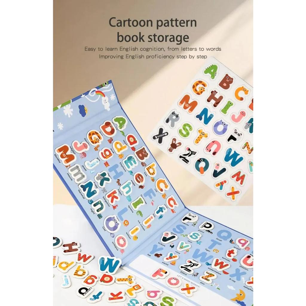Magnetic Recognition Puzzle Game for Early Childhood Education Picture Recognition Book Kindergarten Teaching Aids Puzzle Toys