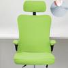 3Pcs/Set Computer Swivel Chair Cover Universal Ergonomic Game Chair Cover with Headrest Armrest Cover for Office Home