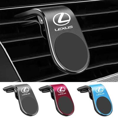 Support de téléphone magnétique pour voiture Support métallique Accessoires d'intérieur Pour Lexus F SPORT ES RX NX LS UX LM LX GX LC RZ IS CT GS RC HS TX LBX