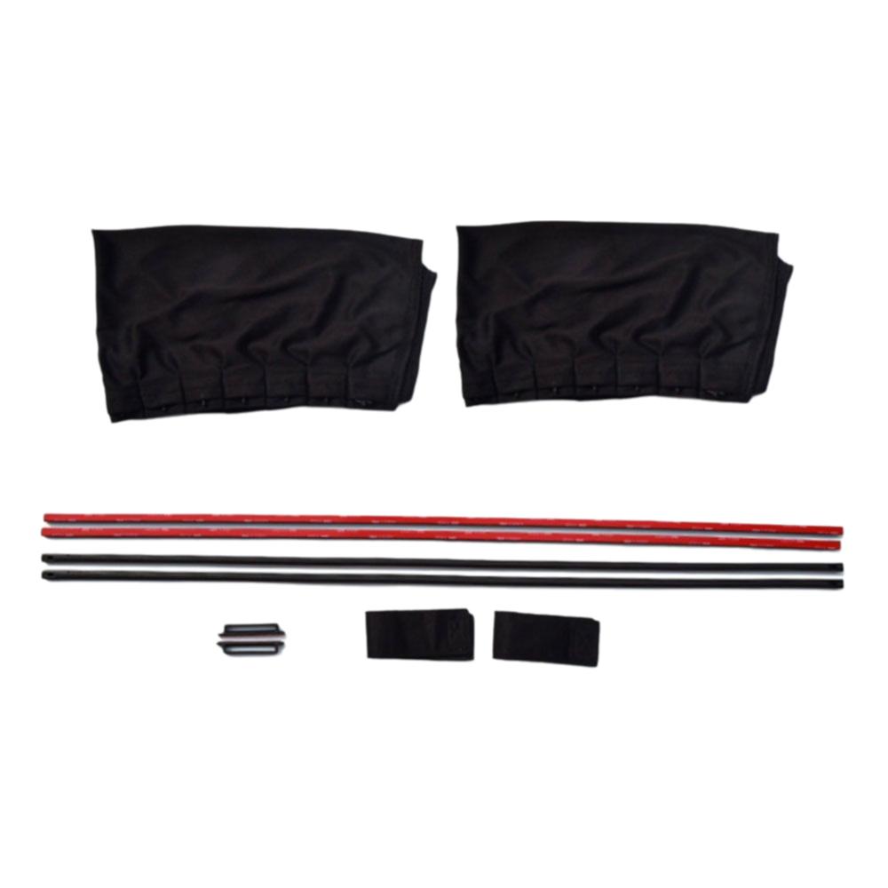 

Шторка на сиденье Защитная от солнца Штора Легкая установка Штора с защитой от УФ Лучей Козырек от солнца Автобус Фургон 50x39cm чёрный