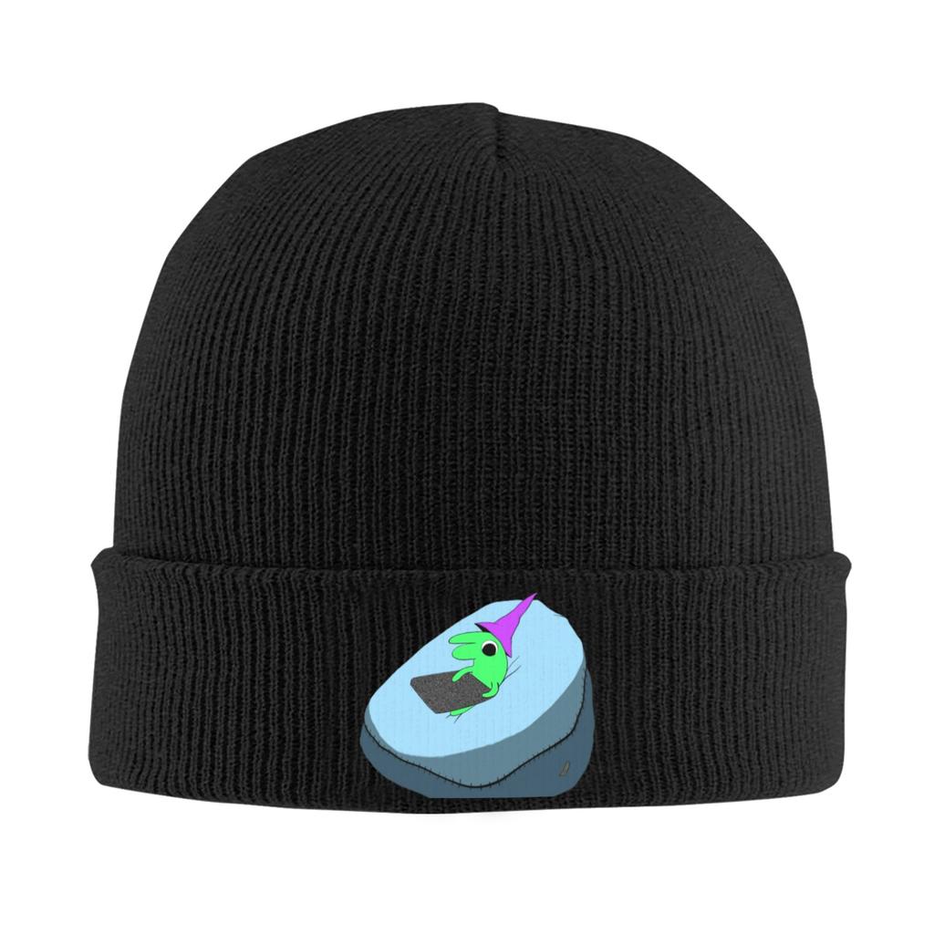 Smiling Friends Beanie Hats Bonnet Hats Men Women Street Outdoor Sport Knit Hat Winter Graphic Warm Caps