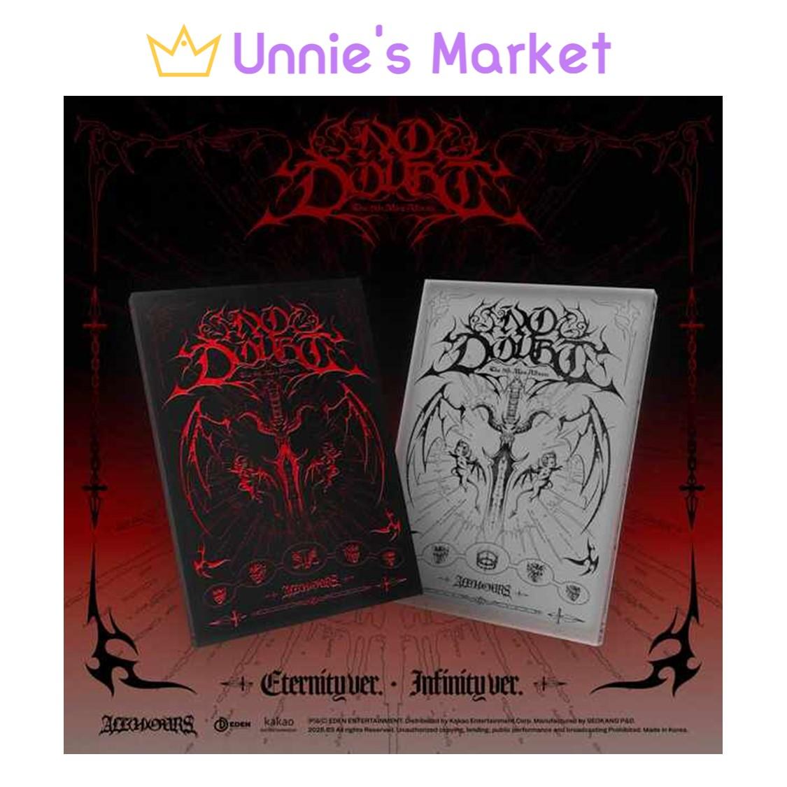 

[Pre-order] ALL(H)OURS [NO DOUBT] FIFTH MINI ALBUM (ETERNITY ver. INFINITY ver.) + Free Gift Random ver.